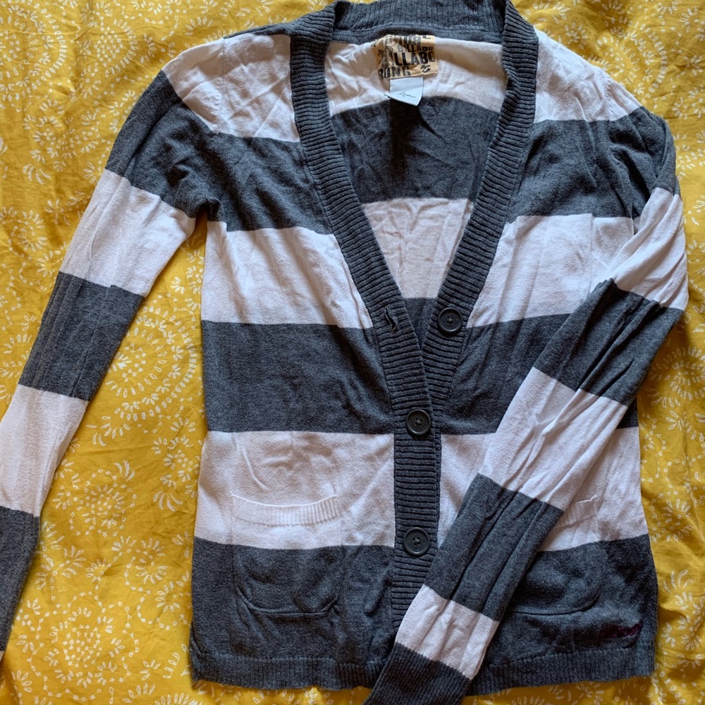 Striped cardigan